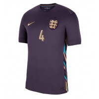 Camisa de Futebol Inglaterra Declan Rice #4 Equipamento Secundário Europeu 2024 Manga Curta